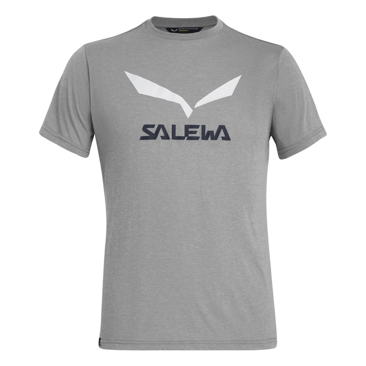 T-Shirts Salewa Solidlogo Drirelease® Homem Cinzentas 356HQVNGE